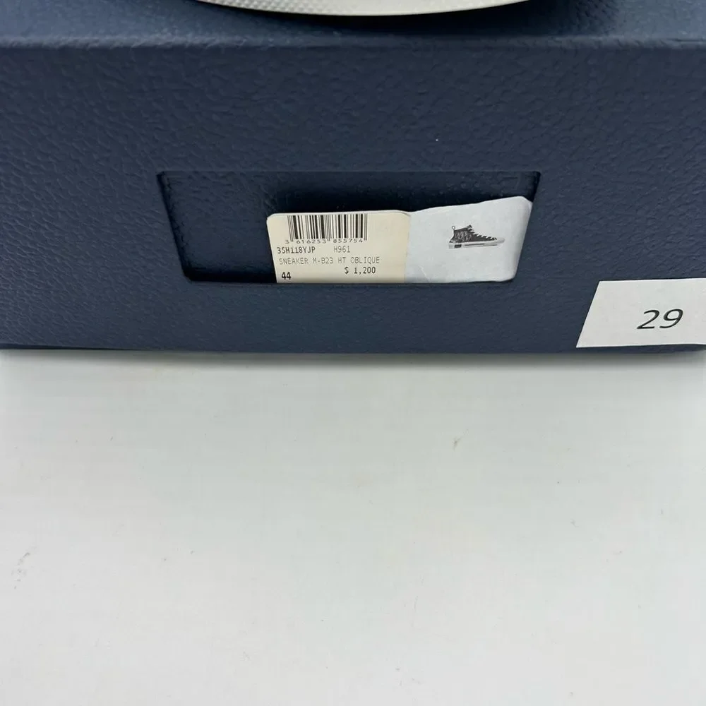 Men's Dior B – 23 oblique high top sneakers size 44 made in Italy